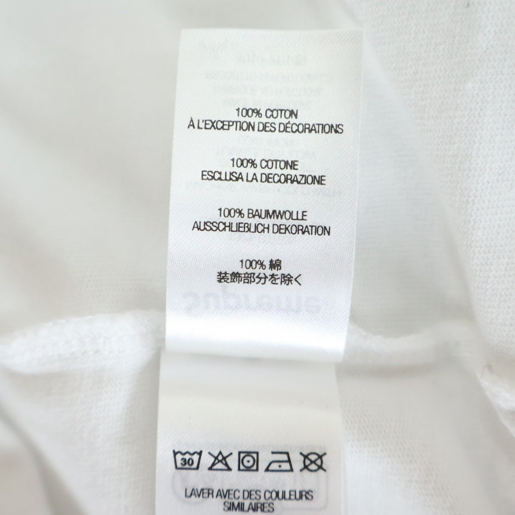 SUPREME(シュプリーム) 24SS Small Box Logo L/S Tee スモールボックスロゴロングスリーブTシャツ ロゴ刺繍クルーネック長袖Tシャツ ホワイト