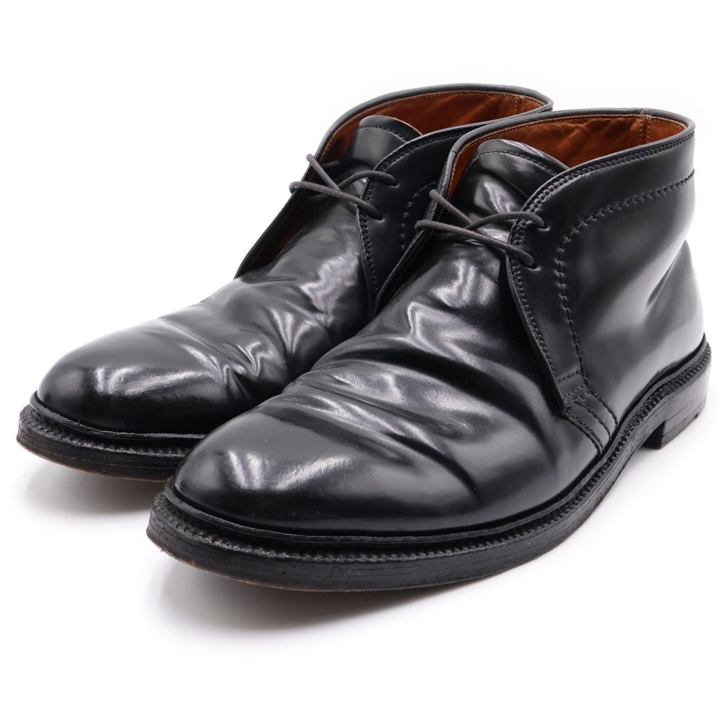 Alden(オールデン) 1340 レザー チャッカブーツ ドレスシューズ ブラック
