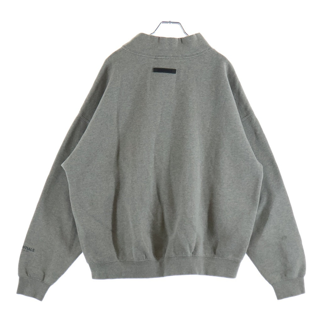 FEAR OF GOD ESSENTIALS(フィアオブゴッド エッセンシャルズ) リフレクトロゴ モックネックプルオーバースウェットトレーナー