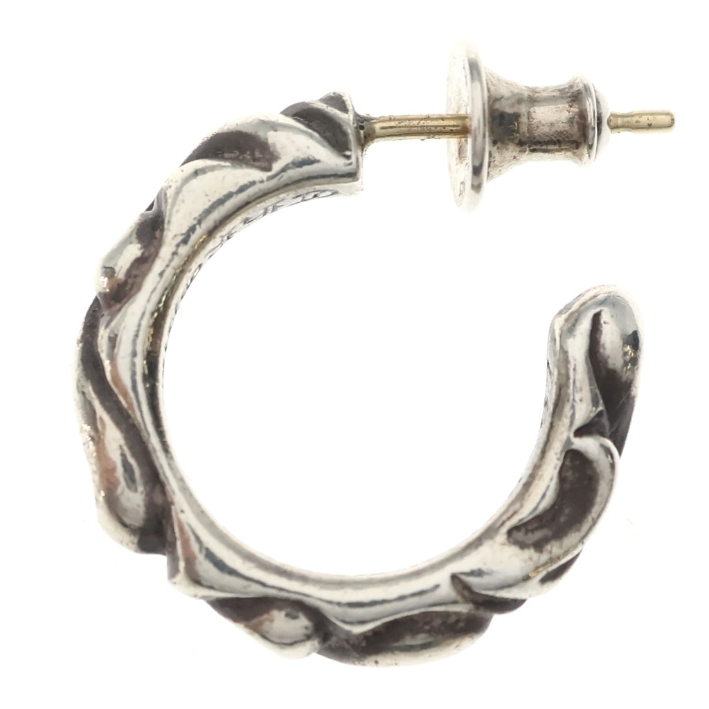 CHROME HEARTS(クロムハーツ) HOOP SCROOL スクロール フープピアス シルバー BCA102