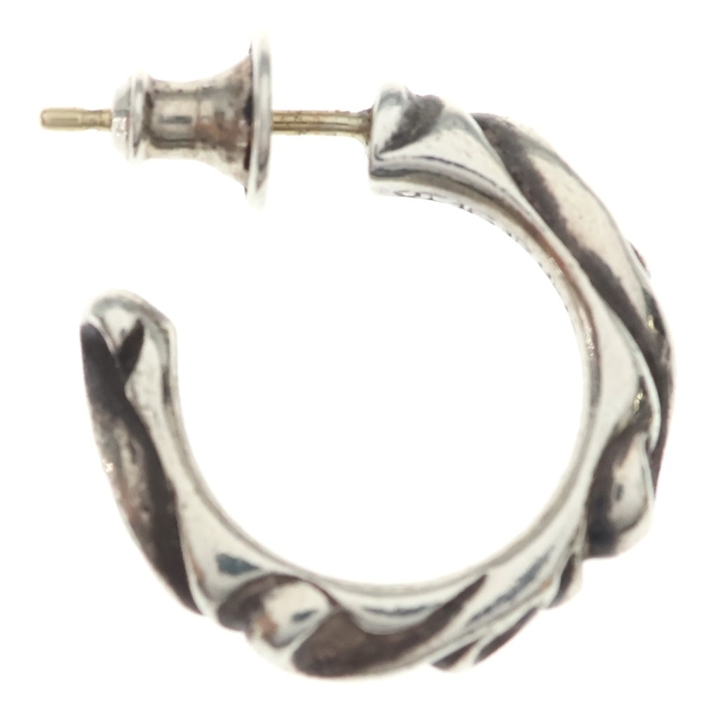 CHROME HEARTS(クロムハーツ) HOOP SCROOL スクロール フープピアス シルバー BCA102