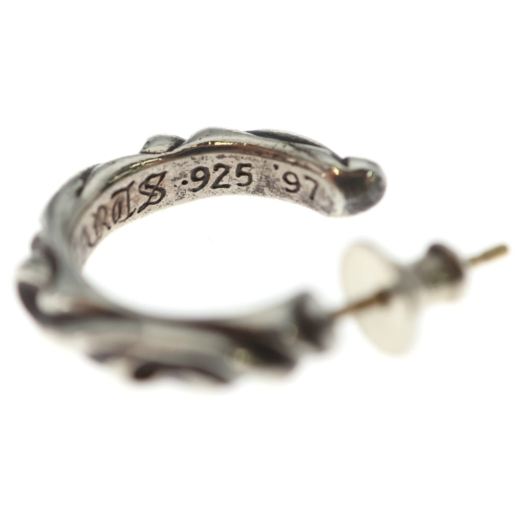 CHROME HEARTS(クロムハーツ) HOOP SCROOL スクロール フープピアス シルバー BCA102 レディース