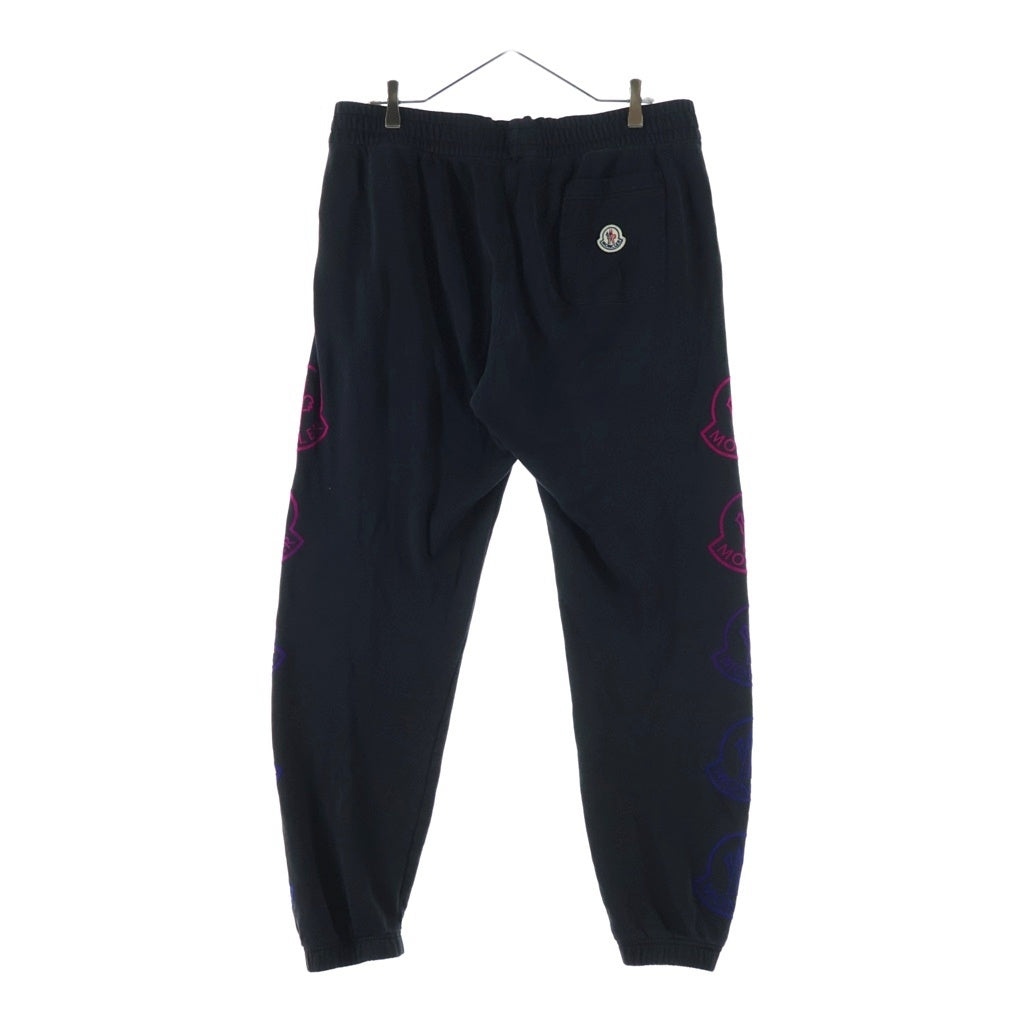 MONCLER(モンクレール) 21AW Side Logo Track Pants サイドロゴトラックパンツ グラデーションスウェットパンツ G20918H00011 ブラック