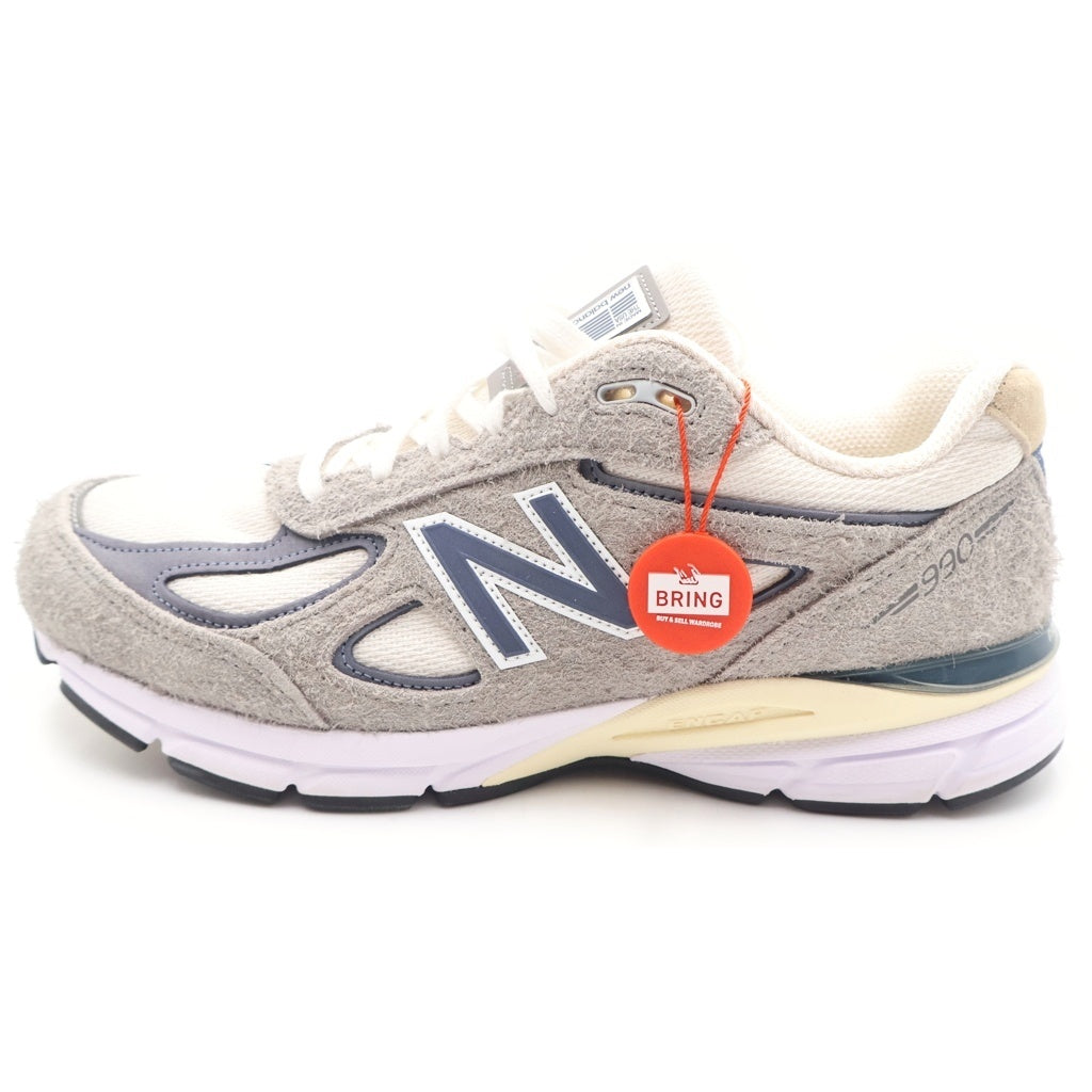 New Balance(ニューバランス) 990 V4 ローカットスニーカー シューズ U990TA4 グレー/ホワイト
