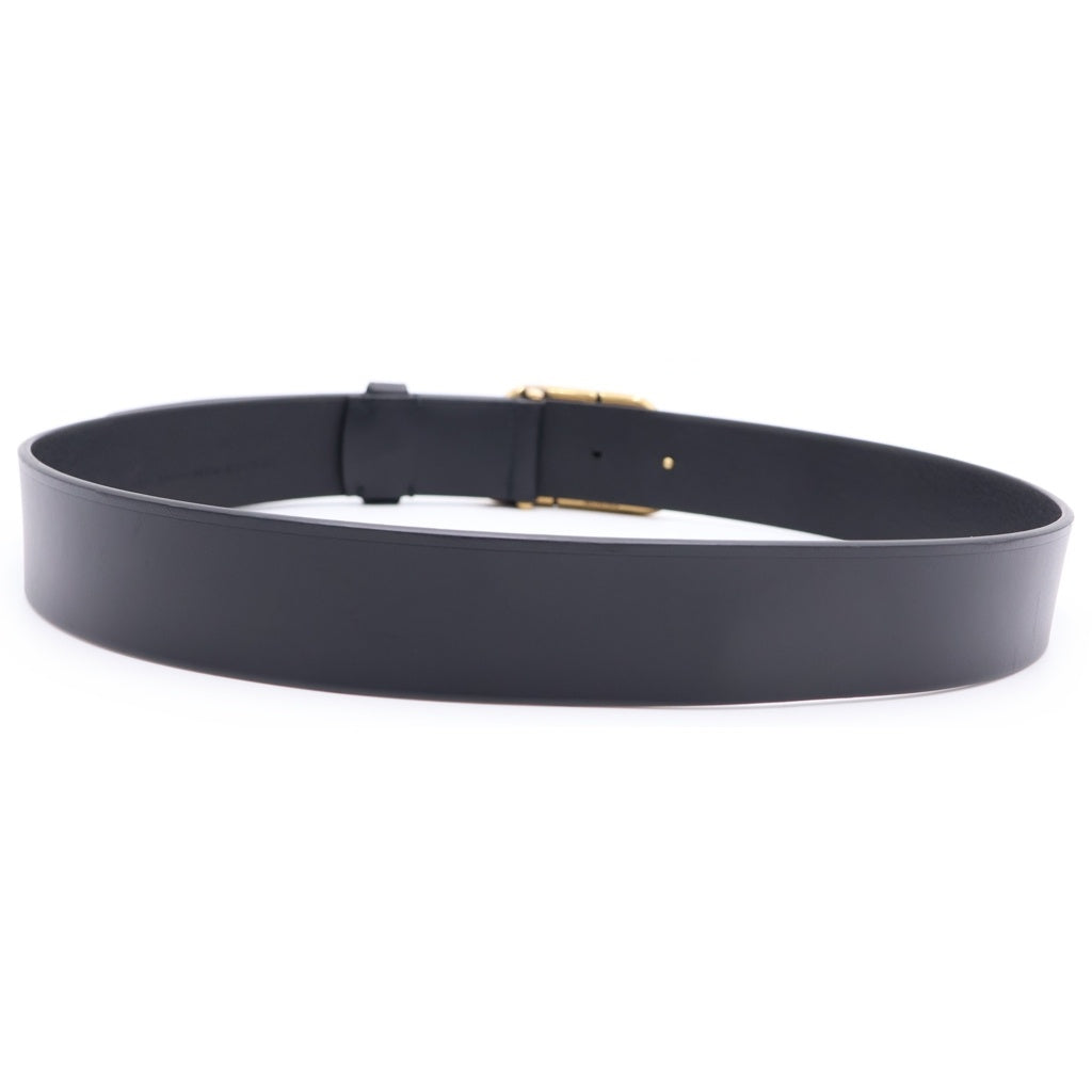 BALENCIAGA(バレンシアガ) BB LOGO BELT BBロゴデザイン ベルト 570370 ブラック/ゴールド