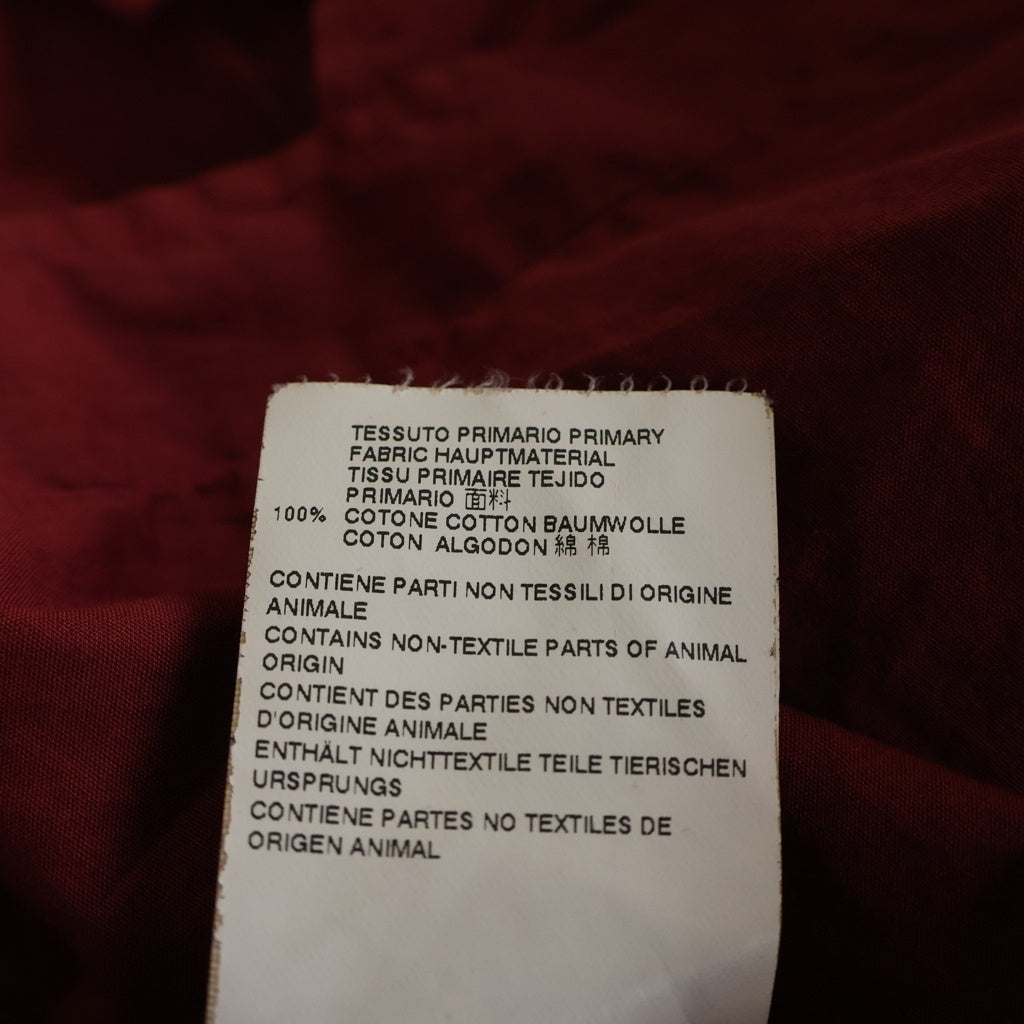 Maison Martin Margiela(メゾンマルタンマルジェラ) 15SS REGULAR COLLAR SHIRT レギュラー カラー 長袖シャツ S30DL0283 レッド