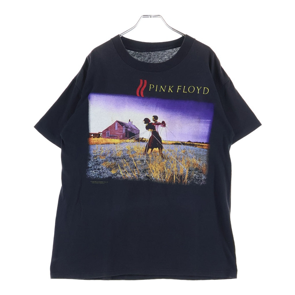 VINTAGE(ヴィンテージ) 90S PINK FROYD A COLLECTION OF GREAT DANCE SONGS ピンクフロイド アコレクションオブグレートダンスソングス 両面プリントクルーネック半袖Tシャツ ブラック