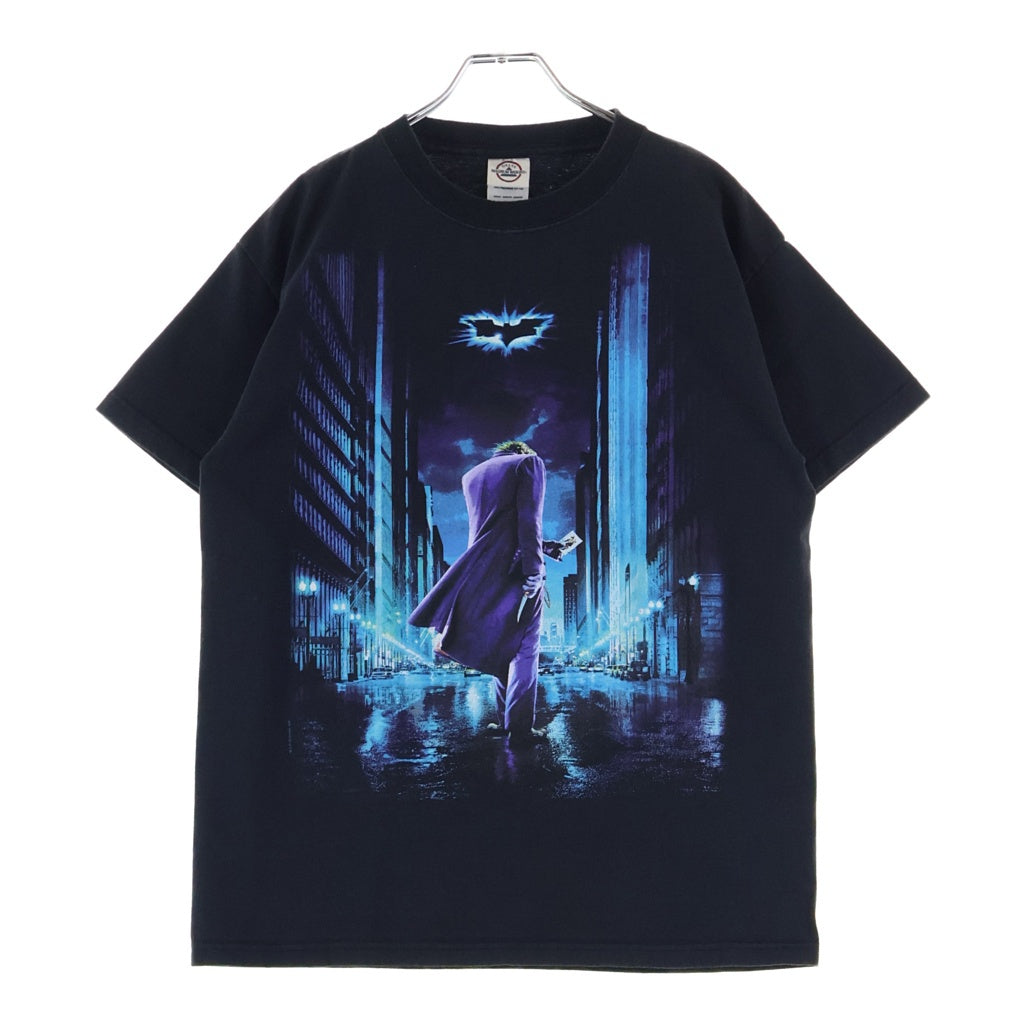 VINTAGE(ヴィンテージ) 00S THE DARK KNIGHT S/S TEE ザダークナイト ジョーカー フロントプリントTシャツ 半袖クルーネックカットソー ブラック