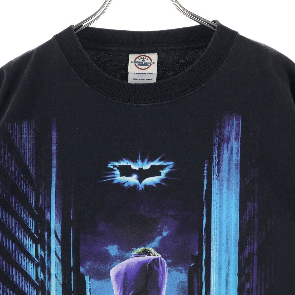 VINTAGE(ヴィンテージ) 00S THE DARK KNIGHT S/S TEE ザダークナイト ジョーカー フロントプリントTシャツ 半袖クルーネックカットソー ブラック