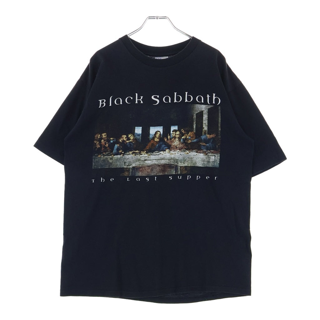 VINTAGE(ヴィンテージ) 90S BLACK SABBATH THE LAST SUPPER REUNION TOUR T-Shirts ブラックサバス ザラストサッパー リユニオンツアーTシャツ 両面プリントクルーネック半袖Tシャツ