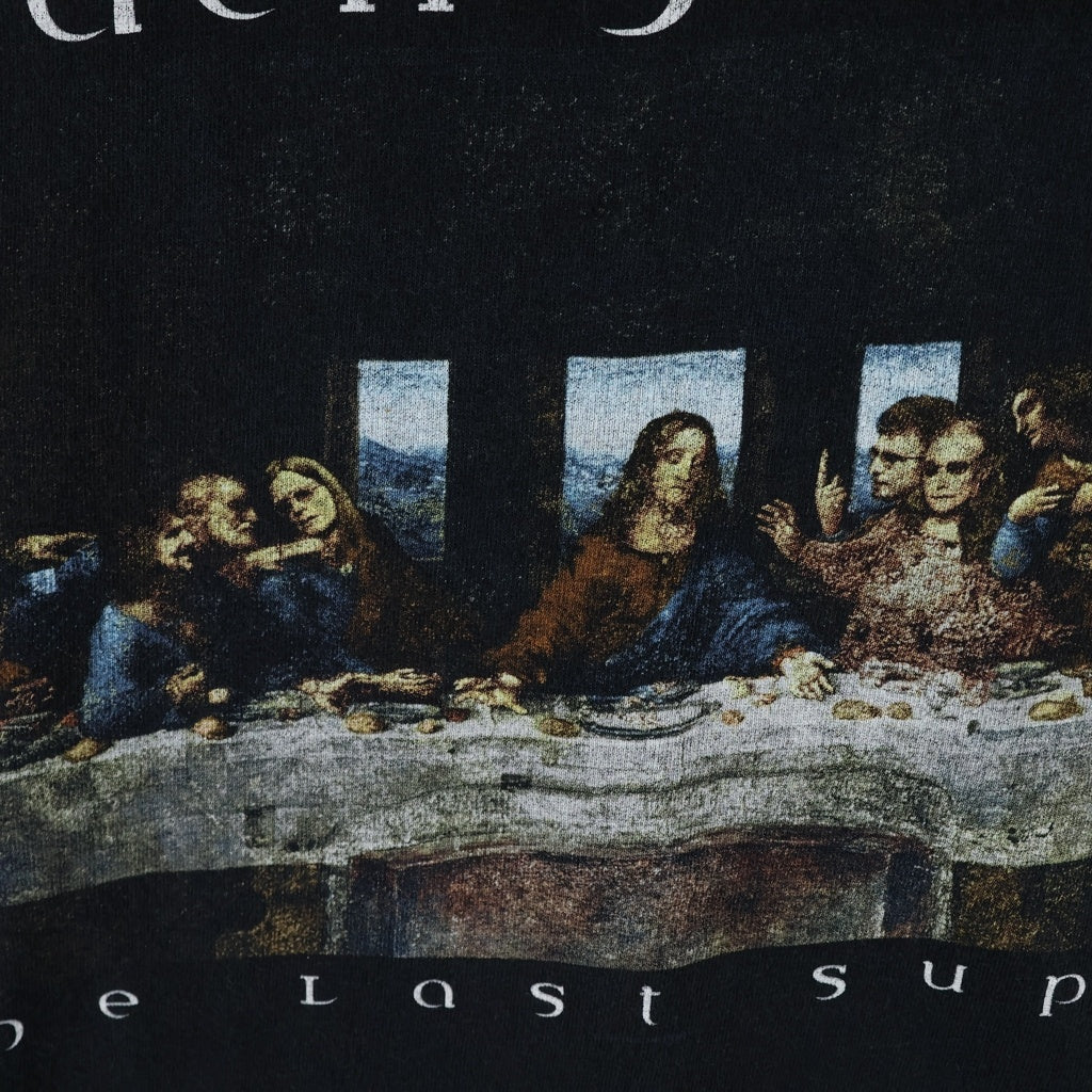 VINTAGE(ヴィンテージ) 90S BLACK SABBATH THE LAST SUPPER REUNION TOUR T-Shirts ブラックサバス ザラストサッパー リユニオンツアーTシャツ 両面プリントクルーネック半袖Tシャツ