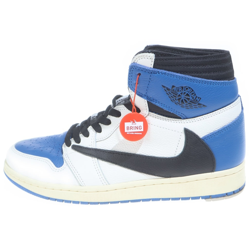 NIKE(ナイキ) ×TRAVIS SCOTT FRAGMENT AIR JORDAN1 RETRO HIGH OG SP トラヴィススコット フラグメント エアジョーダン1 ハイカットスニーカー US10/28.0cm DH3227-105