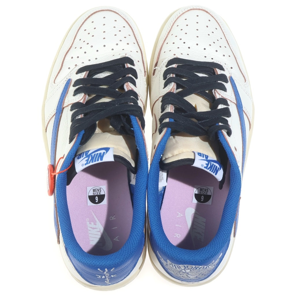 NIKE(ナイキ) ×TRAVIS SCOTT FRAGMENT DESIGN AIR JORDAN 1 LOW トラヴィススコット フラグメント エアジョーダン 1 ローカットスニーカー シューズ US9/27.0cm DM7866-104
