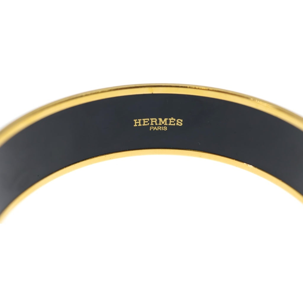 HERMES(エルメス) エマイユ GM ブレスレット バングル ホワイト