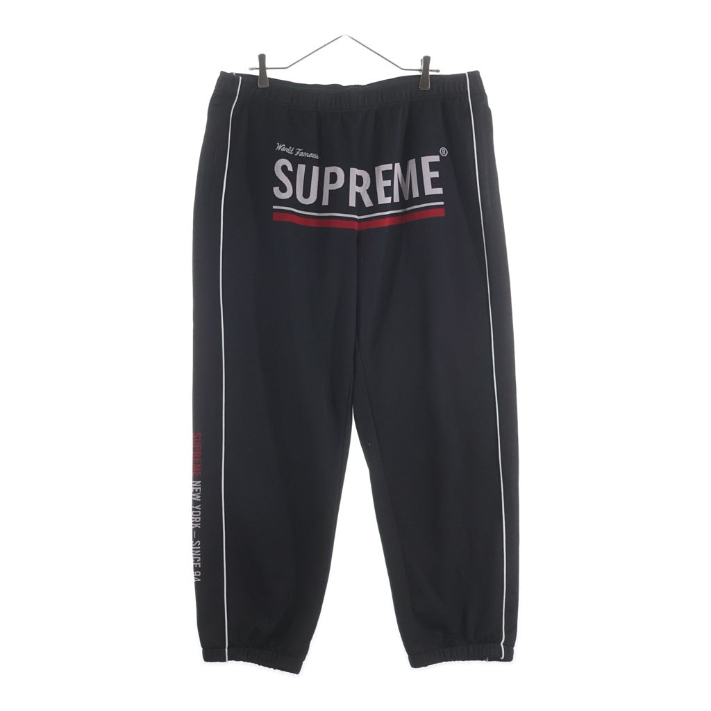 SUPREME(シュプリーム) 22AW World Famous Jacquard Track Pant ジャガード トラック パンツ ブラック