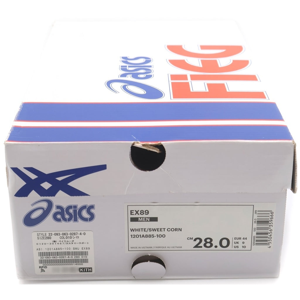 ASICS(アシックス) ×KITH ×Ronnie Fieg Kithstrike EX89 キス ロニーファイグ キスストライク ローカットスニーカー ホワイト US10/28cm