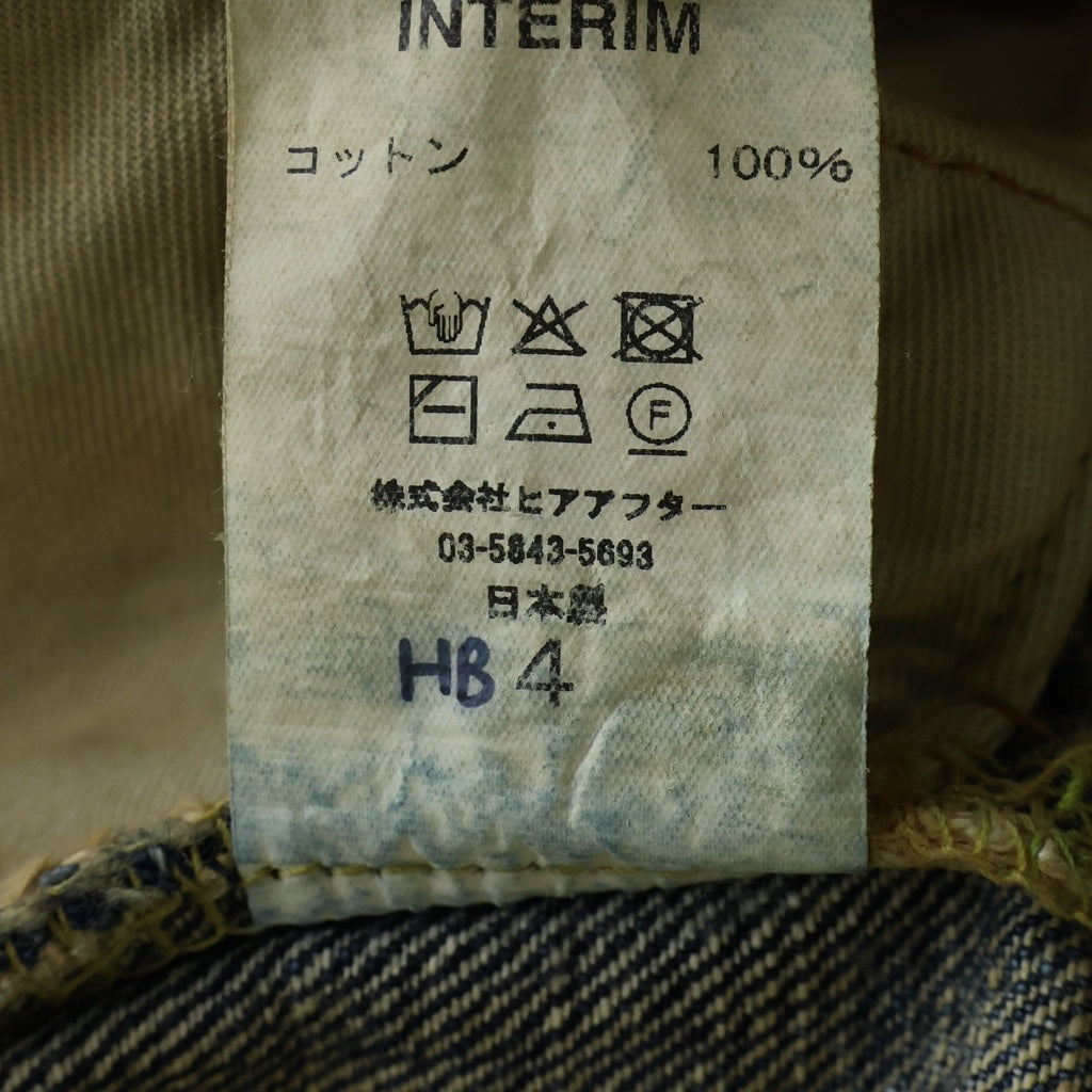 INTERIM(インテリム) 大戦モデル ボタンフライ ハイパービッグデニム パンツ インディゴ