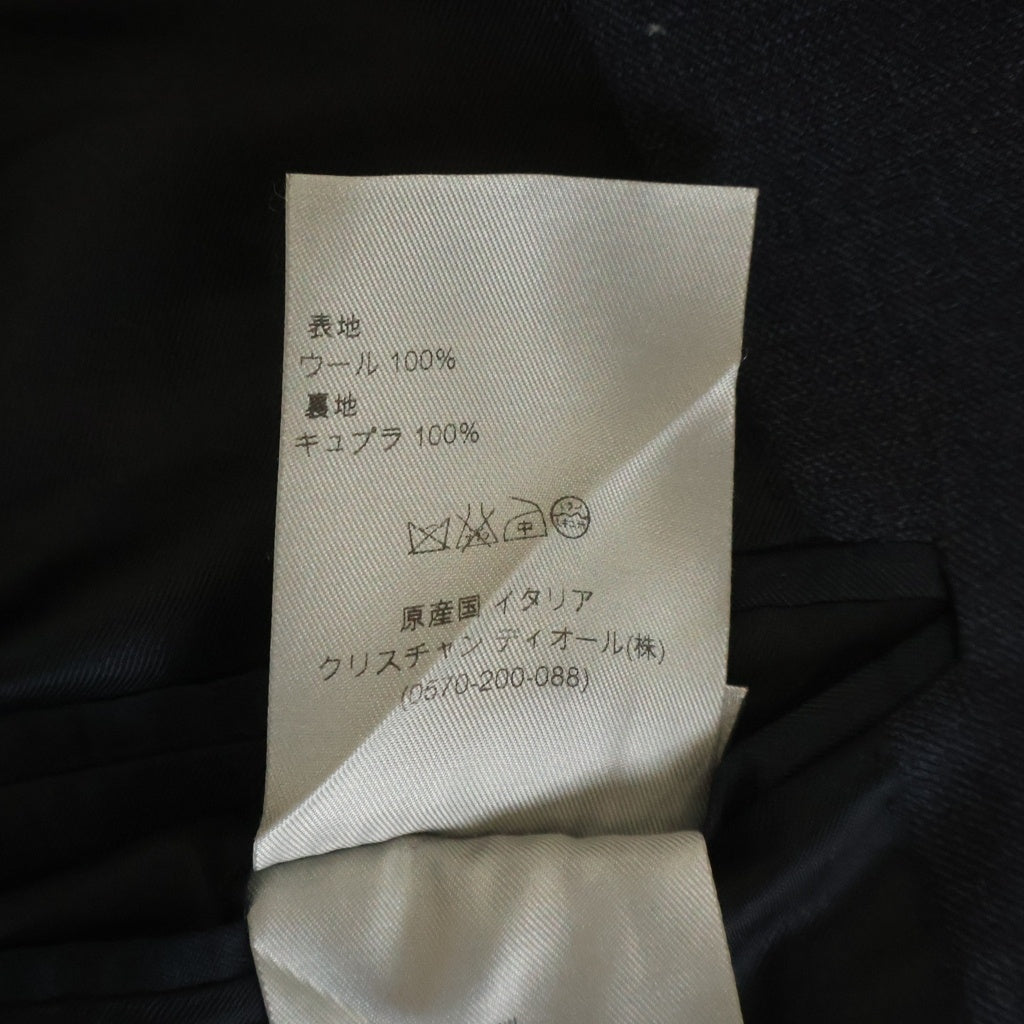 Dior HOMME(ディオールオム) 11AW ウール 2B テーラードジャケット セットアップスーツ パンツ ネイビー 163C710A2199