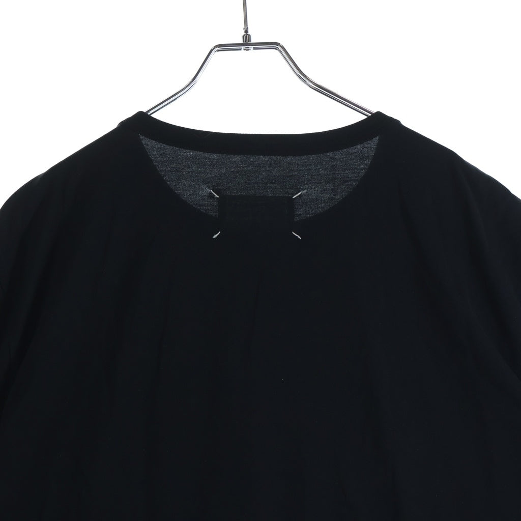 Maison Margiela(メゾンマルジェラ) 23SS T-Shirt ロゴ刺繍 半袖Tシャツ ブラック S50GC0684 S22816