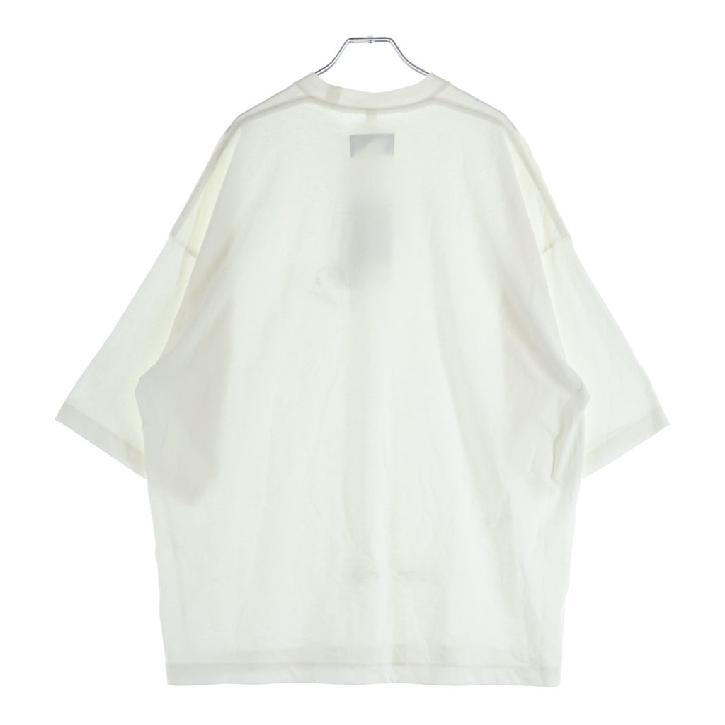 doublet(ダブレット) 25SS Idol CHEKI Rainbow-Film T-Shirts アイドルチェキレインボーフィルムTシャツ チェキパッチ クルーネック半袖シャツ 25SS31CS369 ホワイト