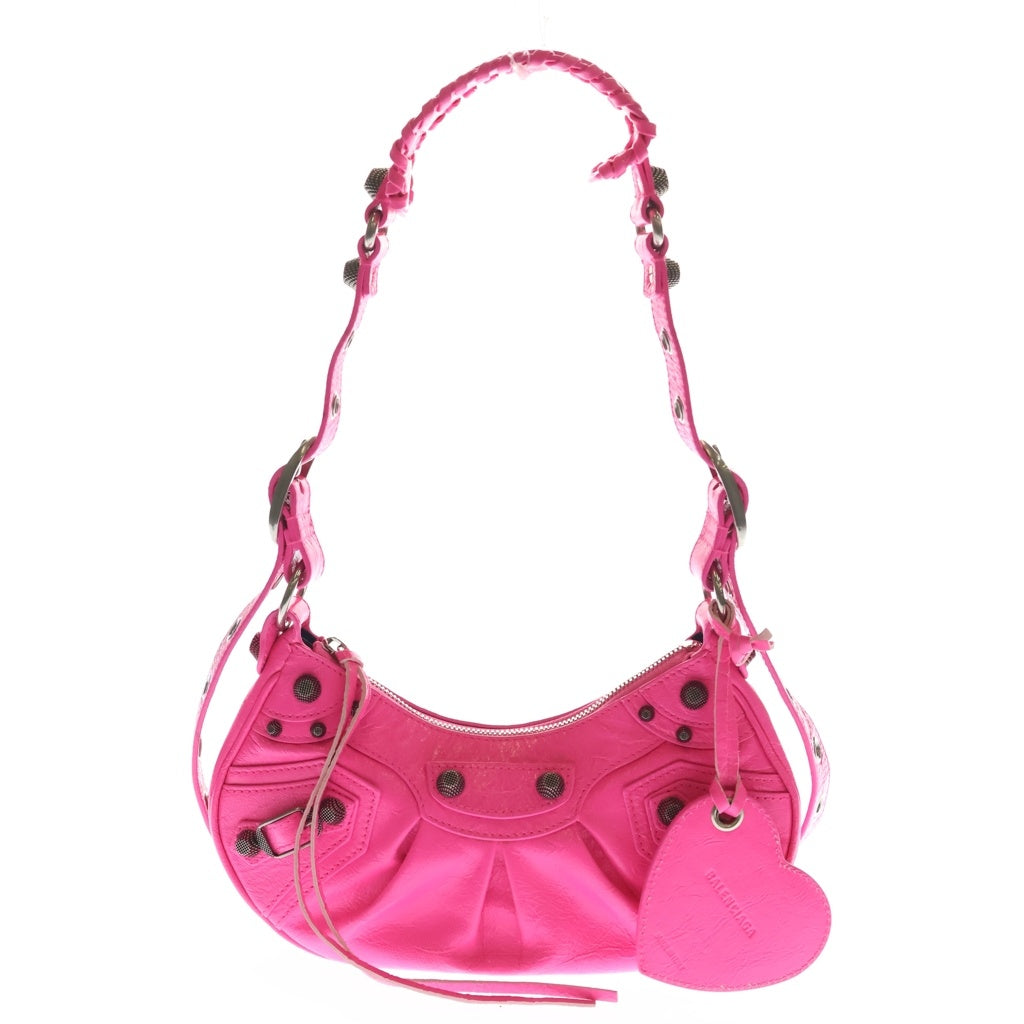 BALENCIAGA(バレンシアガ) Le Cagole Xs Shoulder Bag ルカゴール ショルダーバッグ 671309 ピンク レディース