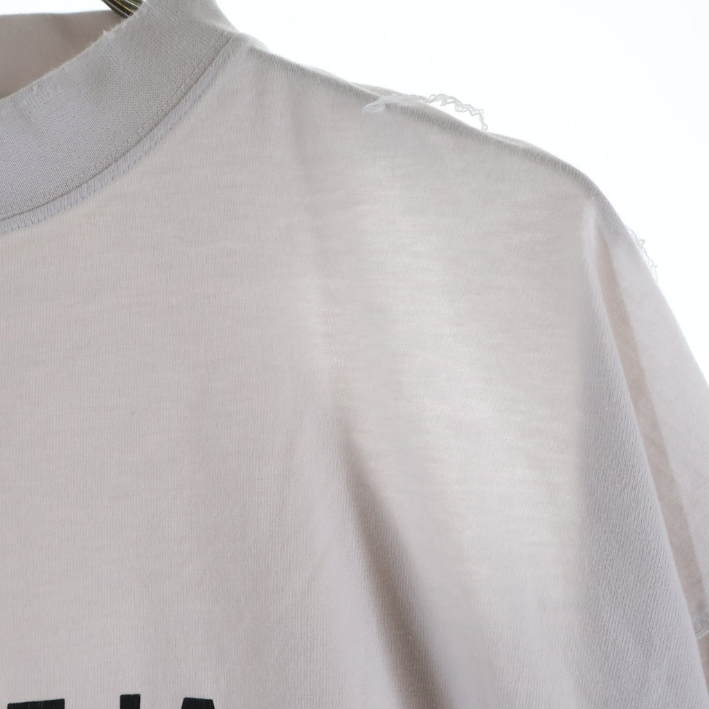 BALENCIAGA(バレンシアガ) Mirror Logo Oversized T-Shirt ミラーロゴ オーバーサイズ 半袖Tシャツ カットソー 739028 TQVN7 ホワイト