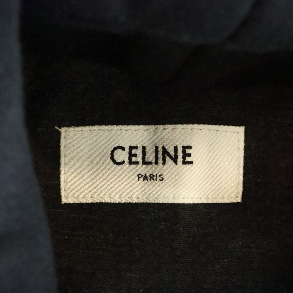 CELINE(セリーヌ) HOODEDLOOSE TRUCKER JACKET 2Q472947F.38VB フード付き ルーズフィット トラッカーデニムジャケット ブラック