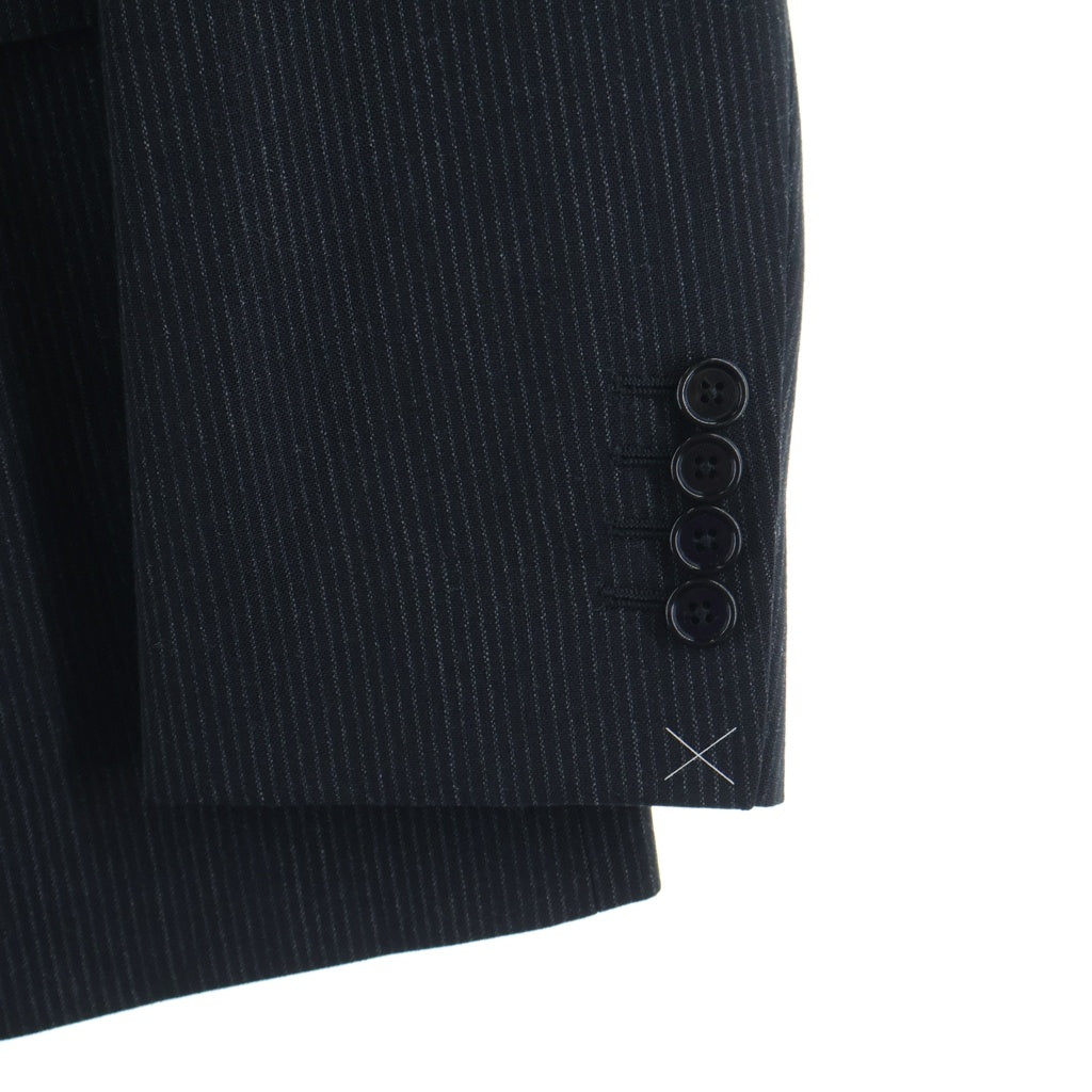 CELINE(セリーヌ) STRIPE WOOL CLASSIC JACKET 2V21J809H.09BW ストライプ ウールテーラードジャケット ブラック