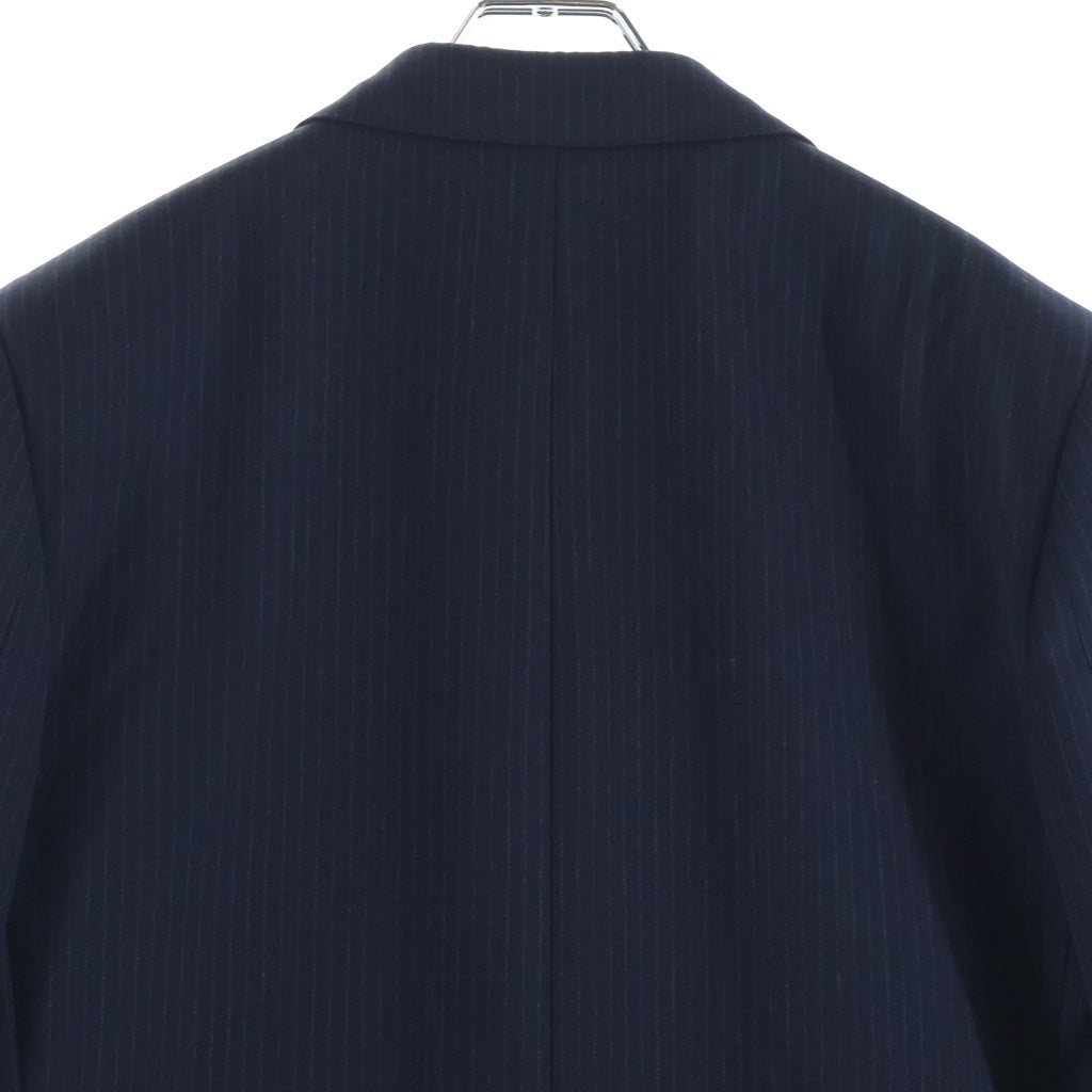 CELINE(セリーヌ) STRIPE WOOL CLASSIC JACKET 2V295449K ストライプウールテーラードジャケット ダークネイビー