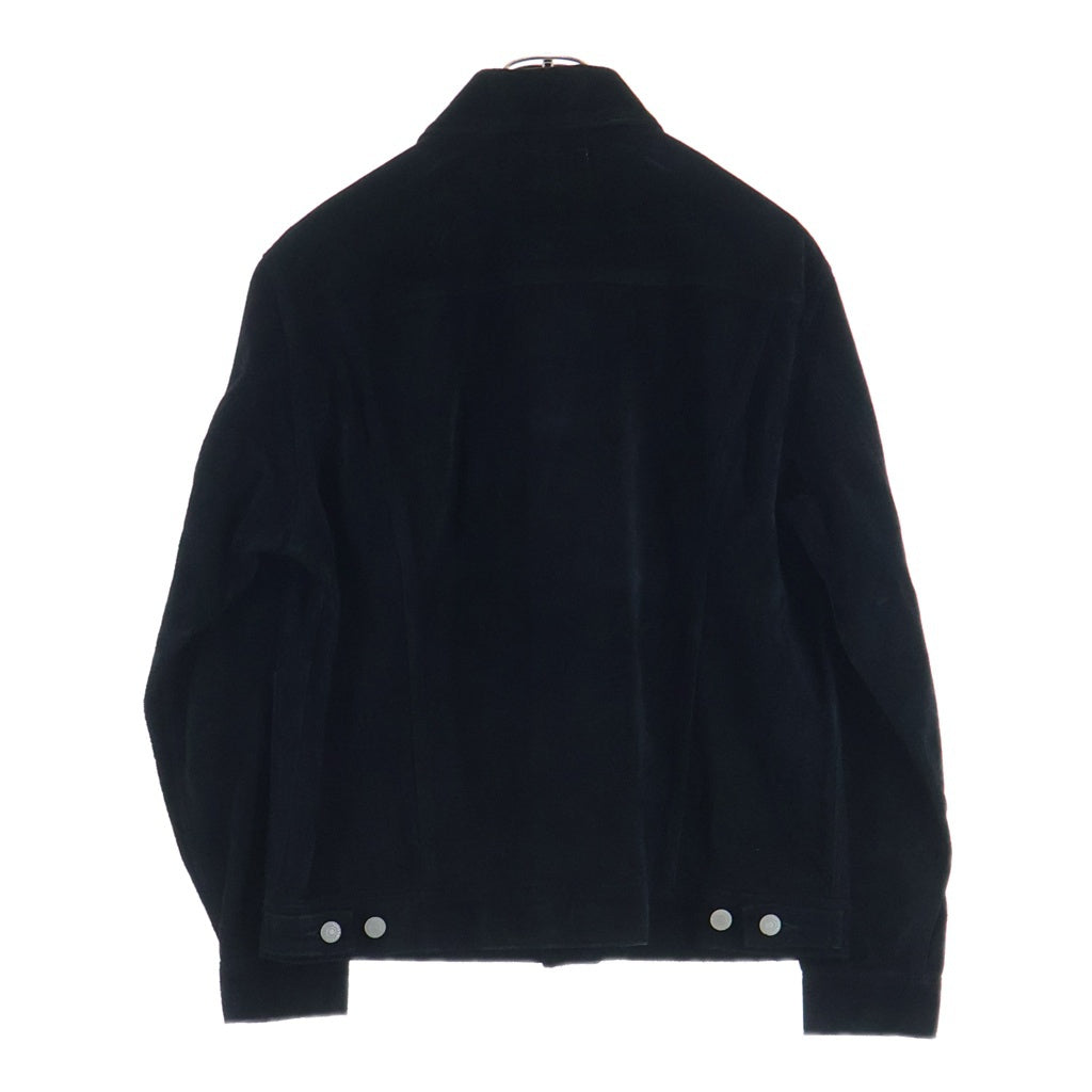 WACKO MARIA(ワコマリア) SUEDE LEATHER TRUCKER JACKET スエードレザー トラッカージャケット ブラック