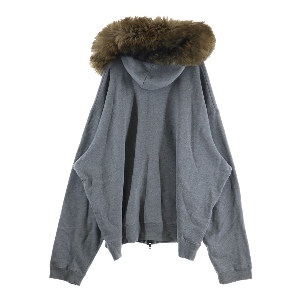 BALENCIAGA(バレンシアガ) Fur Zip Up Hoodie ファー オーバーサイズ