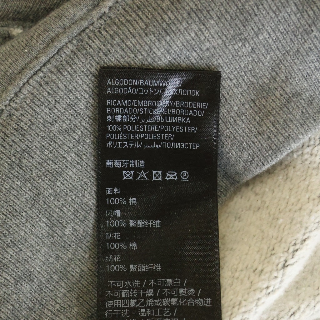 BALENCIAGA(バレンシアガ) Fur Zip Up Hoodie ファー オーバーサイズ ジップアップ フーディ パーカー 850330 TTVB5 グレー