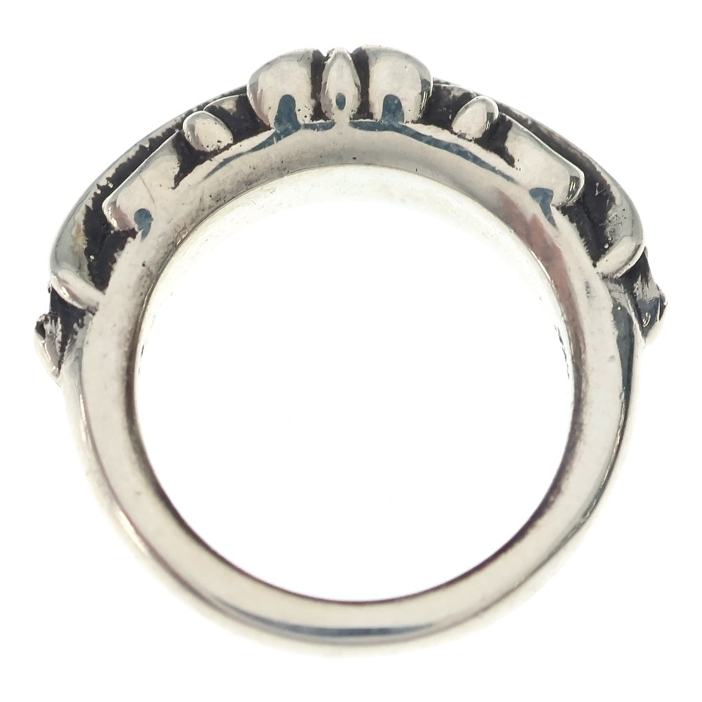 CHROME HEARTS(クロムハーツ) BABY CLSC P D ベイビークラシックフローラルクロス PAVEダイヤ シルバーリング