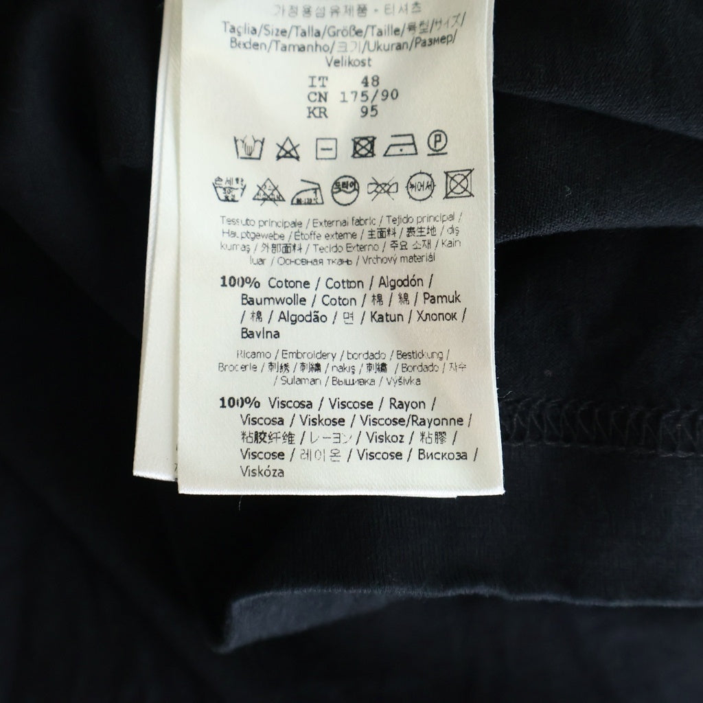 FENDI(フェンディ) FANTASTIC TEE ファンタスティック パッチデザイン 半袖Tシャツ カットソー ブラック FY0682 SJY