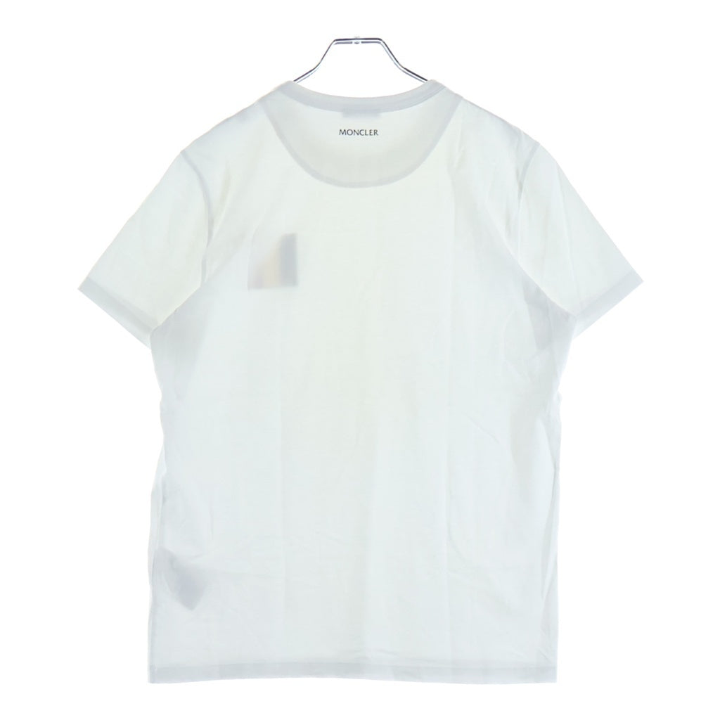 MONCLER(モンクレール) 20SS Maglia T-shirt ロゴワッペンデザイン 半袖Tシャツ カットソー ホワイト F10918C74200 8390T