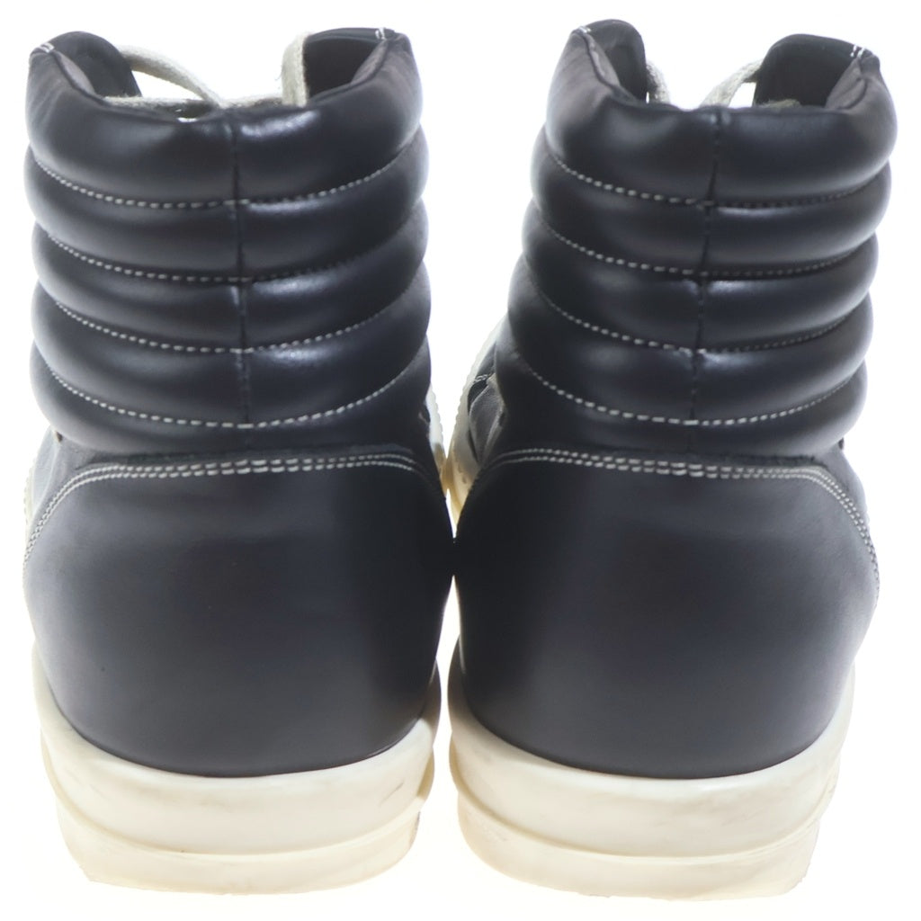 Rick Owens(リックオウエンス) 24AW PORTERVILLE High Vintage Sneaks ポーターヴィル期 ハイビンテージスニークス レースアップレザーハイカットスニーカー RU02D6896 ブラック