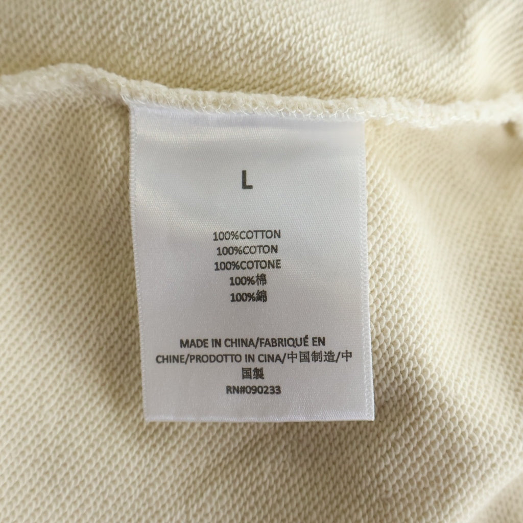 FEAR OF GOD ESSENTIALS(フィアオブゴッド エッセンシャルズ) Rubber Logo L/S Polo Shirts ラバーロゴロングスリーブポロシャツ 長袖ポロシャツ クリーム
