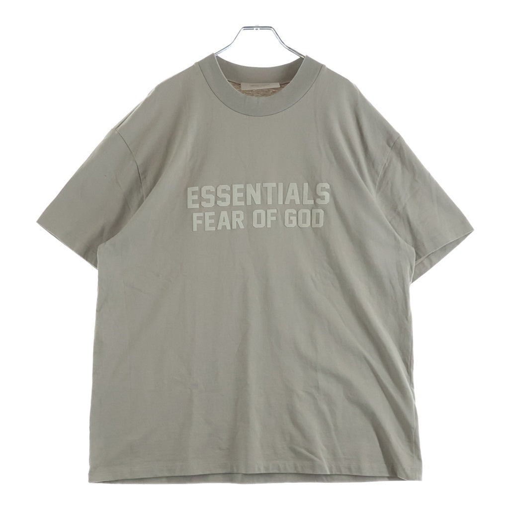 FEAR OF GOD ESSENTIALS(フィアオブゴッド エッセンシャルズ) Felt Logo S/S T-Shirts フェルトロゴショートスリーブTシャツ クルーネック半袖Tシャツ ベージュ