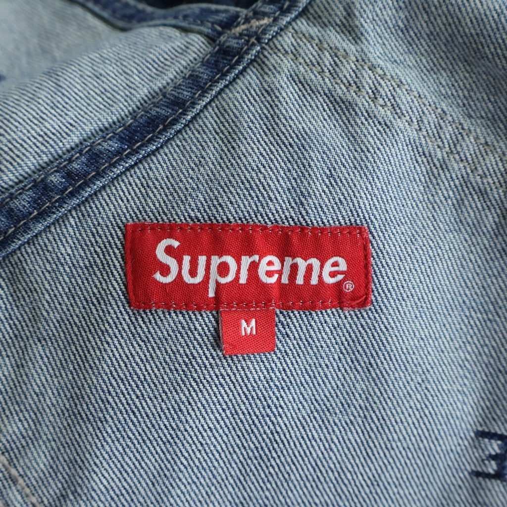 SUPREME(シュプリーム) 19SS Logo Denim Overalls ロゴ デニム オーバーオール インディゴ