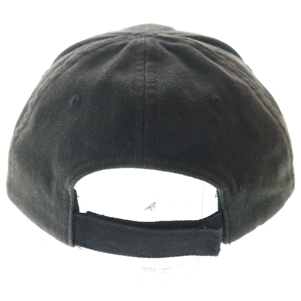 BALENCIAGA(バレンシアガ) WFP World Food Programme Cap ワールドフードプログラム ロゴ刺繍6パネルキャップ 帽子 22092 ブラック