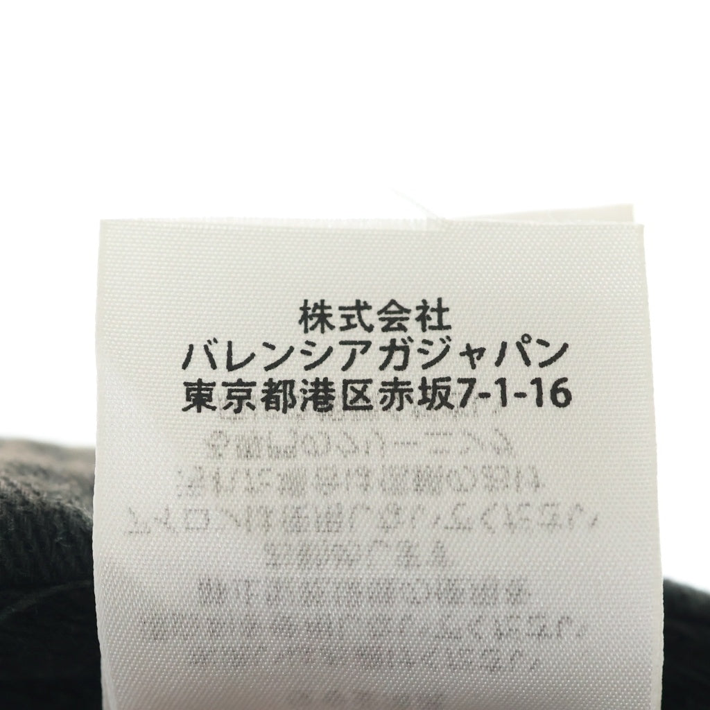 BALENCIAGA(バレンシアガ) WFP World Food Programme Cap ワールドフードプログラム ロゴ刺繍6パネルキャップ 帽子 22092 ブラック