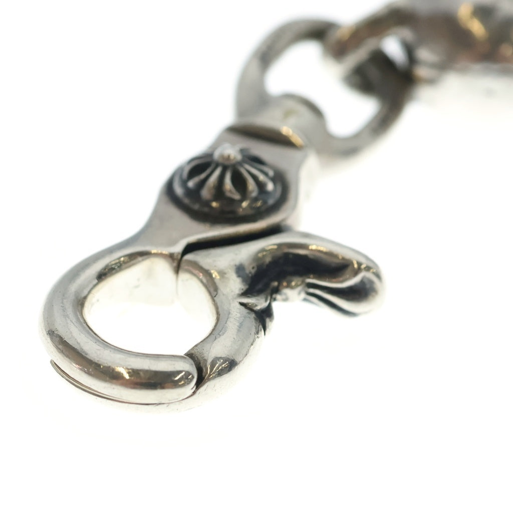 CHROME HEARTS(クロムハーツ) FOTI DLFN 2クリップ フォティデルフィーノ ウォレットチェーン シルバー