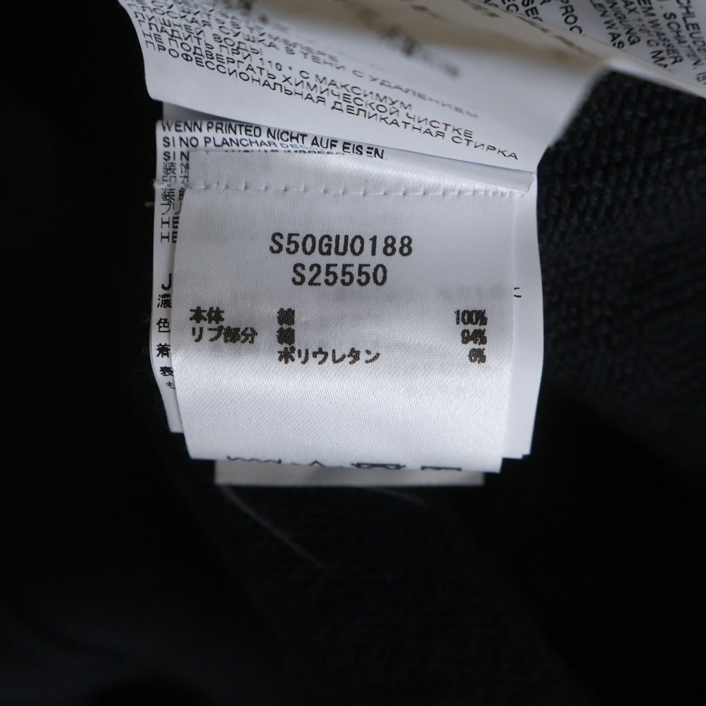 Maison Margiela(メゾンマルジェラ) 22SS ロゴエンブロイダリー スウェット トレーナー ブラック S50GU0188 S25550