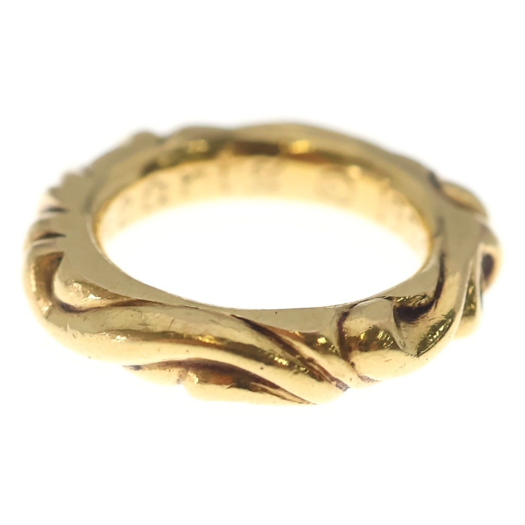 CHROME HEARTS(クロムハーツ) 22K SCRL BAND スクロールバンド リング ゴールド BCA416