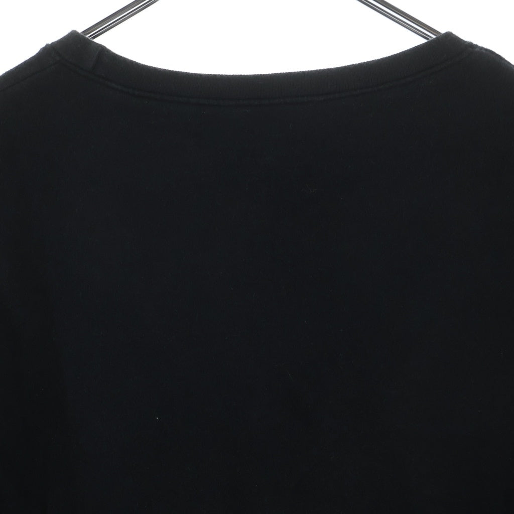 CHROME HEARTS(クロムハーツ) Horseshoe Arm Floral Cross L/S Sweatshirt ホースシュー アームフローラルクロス クルーネック スウェットトレーナー ブラック