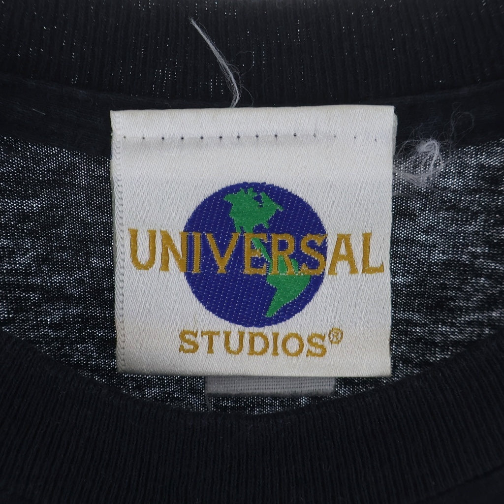 VINTAGE(ヴィンテージ) 90S UNIVERSAL STUDIOS HOLLYWOOD Halloween Horror Night ハリウッド ハロウィン ホラーナイト 半袖Tシャツ カットソー ブラック