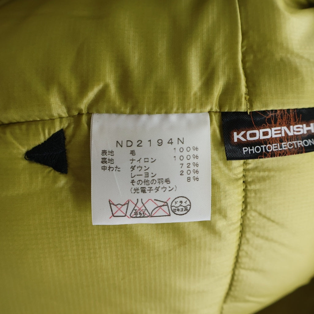 THE NORTH FACE PURPLE LABEL(ノースフェイスパープルレーベル) ×Harris Tweed ハリスツイード チェック柄 ダウン ベスト ジャケット マルチカラー ND2194N