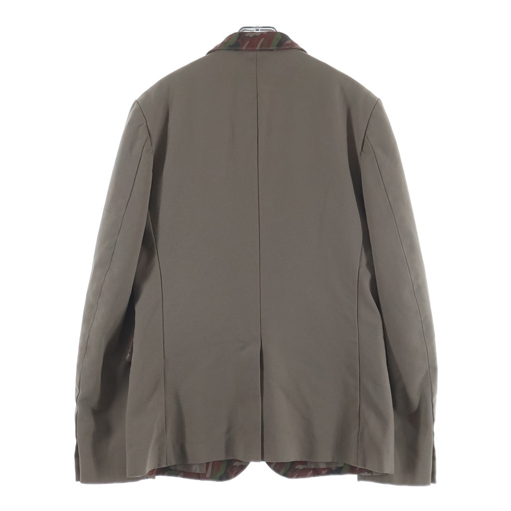 COMME des GARCONS HOMME PLUS(コムデギャルソンオムプリュス) 06SS Rolling Stones Lips & Tongue ローリングストーンズ リップアンドタン テーラードジャケット ベージュ PQ-J047