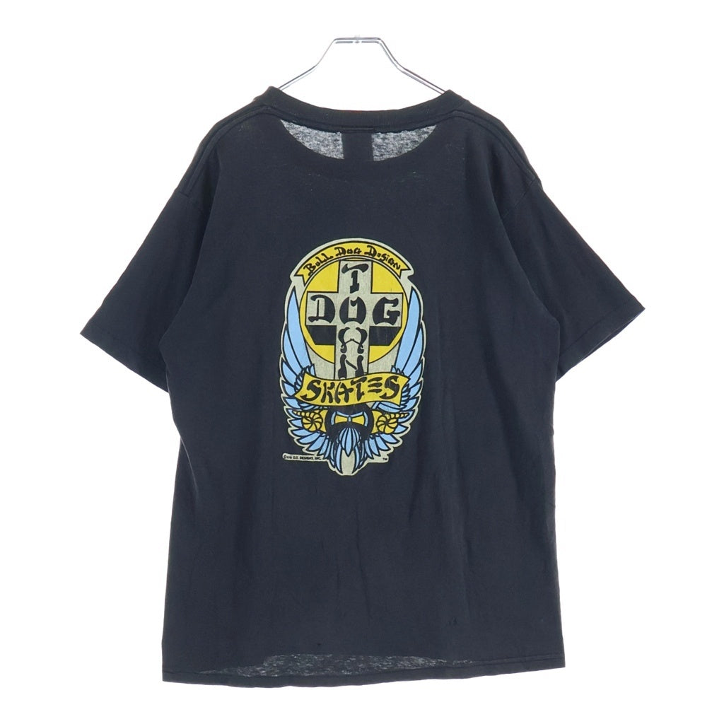 VINTAGE(ヴィンテージ) 90S Dog Town ドッグタウン プリント 半袖Tシャツ カットソー ブラック