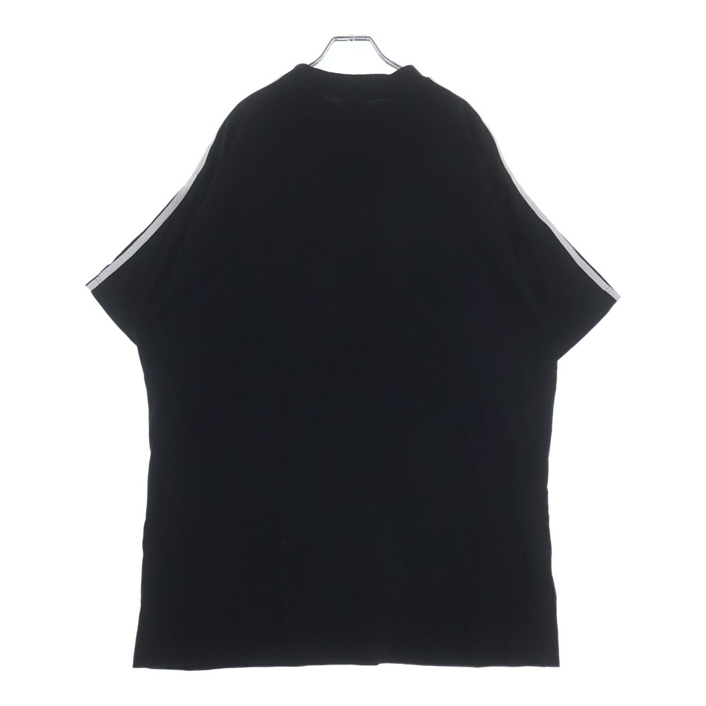 BALENCIAGA(バレンシアガ) ×ADIDAS S COTTON CREW NECK TEE アディダス コットン クルーネック半袖Tシャツ カットソー ブラック 739101 TNVA6